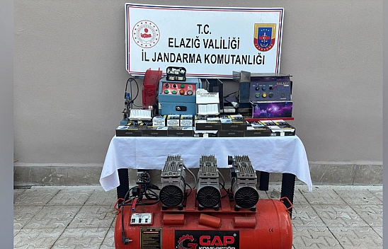 Elazığ'da kaçak sigara operasyonu!