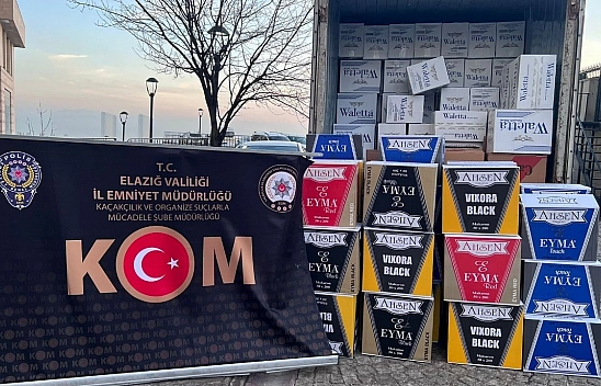Elazığ'da kaçak tütün operasyonu: 2.5 milyon tl vergi kaybı önlendi