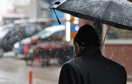 Elazığ'da Kar Yağışı Başladı