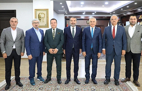 Elazığ'da Kent Konseyleri Birliği Heyetinden Vali ve Başkan'a Ziyaret