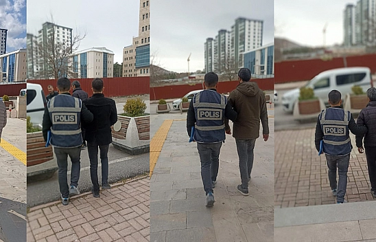 Elazığ'da Kesinleşmiş Hapis Cezaları Bulunan 27 Şahıs Yakalandı