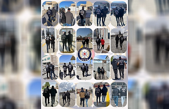 Elazığ'da kesinleşmiş hapis cezası bulunan 107 şahıs yakalandı