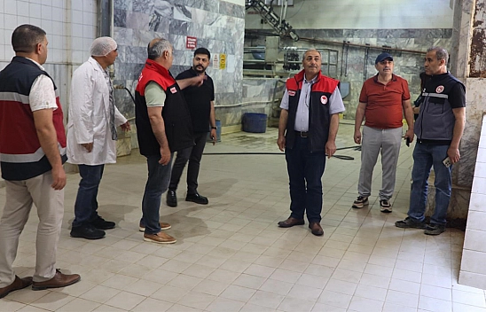 Elazığ'da kırmızı et kesimhaneleri denetlendi