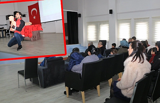 Elazığ'da Kızılay'dan çocuk evleri sitesinde ilk yardım eğitimi