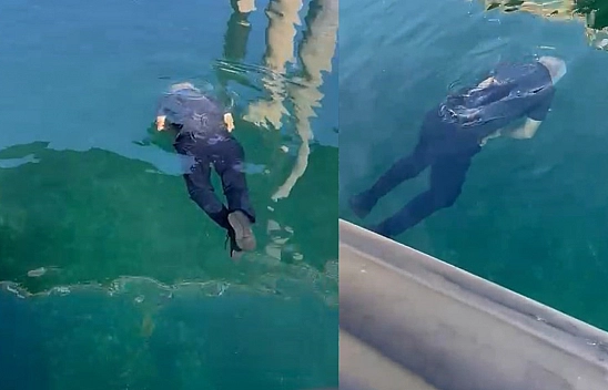 Elazığ'da Köprüden nehre atlayan yaşlı adamı tekne turu yapanlar kurtardı