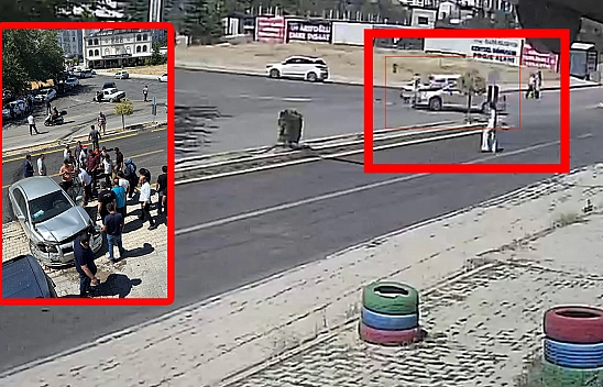 Elazığ'da korku dolu anlar: Son anda kurtuldu