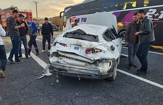 Elazığ'da korkutan kaza: 1 yaralı