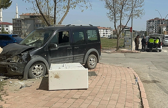 Elazığ'da korkutan kaza: 1 yaralı