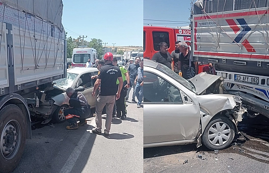 Elazığ'da korkutan kaza: 1 yaralı