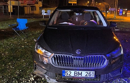 Elazığ'da korkutan kaza: 1 yaralı