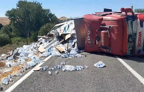Elazığ'da korkutan kaza: 1 yaralı