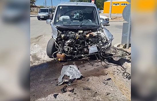 Elazığ'da korkutan kaza: 1 yaralı