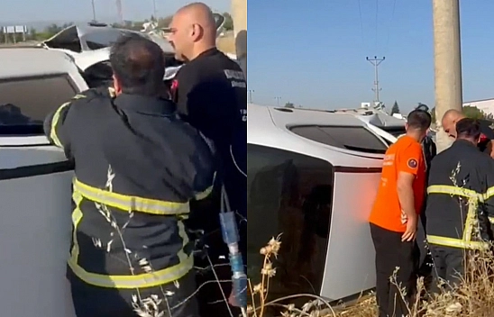 Elazığ'da korkutan kaza: 2 yaralı