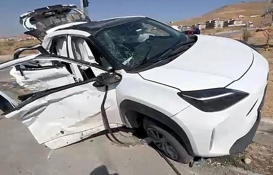 Elazığ'da korkutan kaza! 4 yaralı