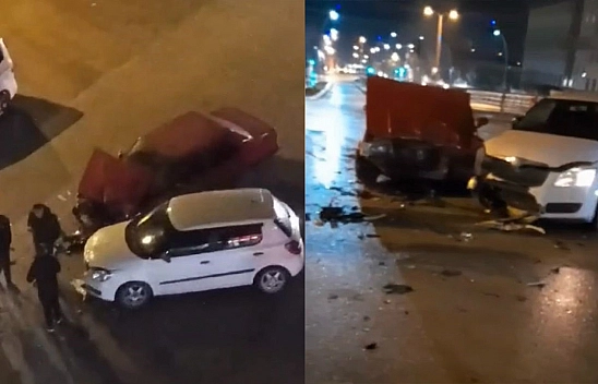 Elazığ'da Korkutan Kaza!