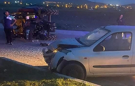 Elazığ'da Korkutan Kaza!