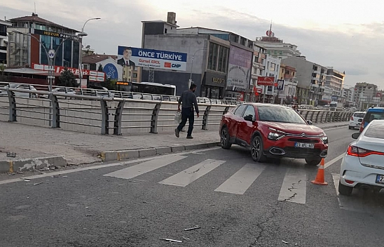 Elazığ'da korkutan kaza