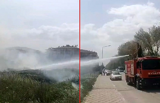 Elazığ'da Korkutan Yangın!