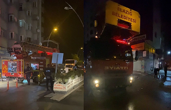 Elazığ'da Korkutan Yangın!