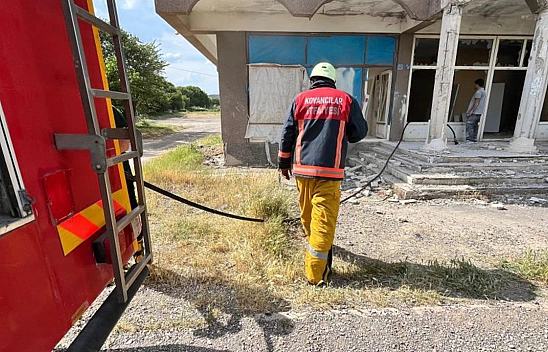 Elazığ'da korkutan yangın
