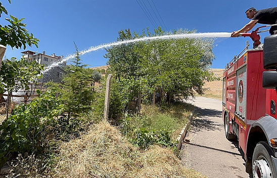 Elazığ'da korkutan yangın