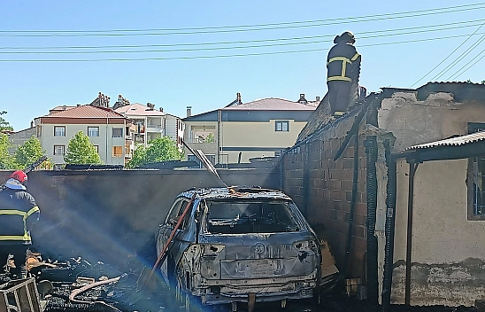 Elazığ'da korkutan yangın!