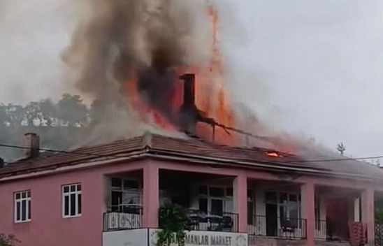 Elazığ'da korkutan yangın
