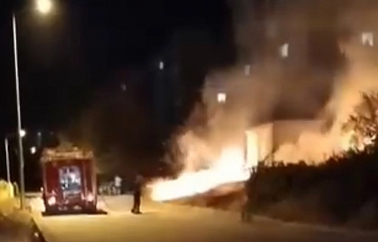 Elazığ'da korkutan yangın