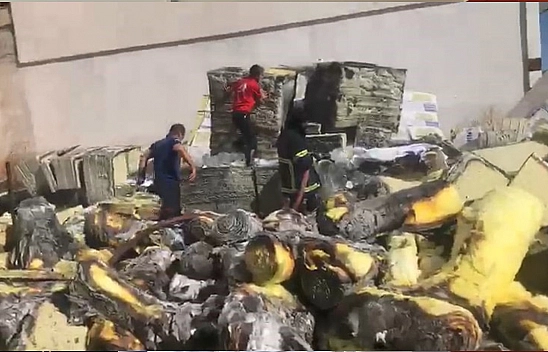 Elazığ'da korkutan yangın