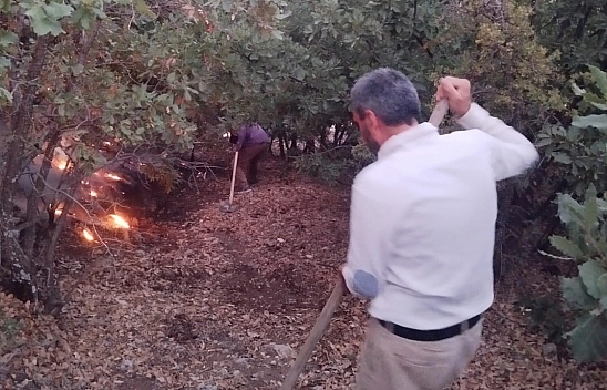 Elazığ'da korkutan yangın
