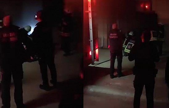 Elazığ'da korkutan yangın!