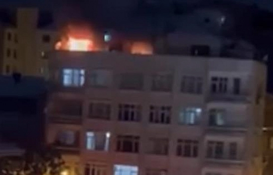 Elazığ'da korkutan yangın