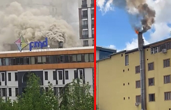 Elazığ'da korkutan yangın