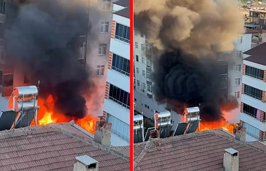 Elazığ'da korkutan yangın