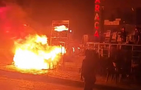 Elazığ'da korkutan yangın!