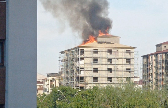 Elazığ'da korkutan yangın