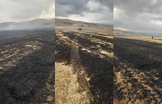 Elazığ'da korkutan yangın