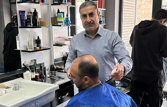 Elazığ'da kuaförlerin bayram mesaisi başladı