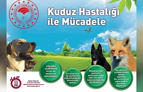 Elazığ'da Kuduza Karşı Havadan Aşı Uygulaması