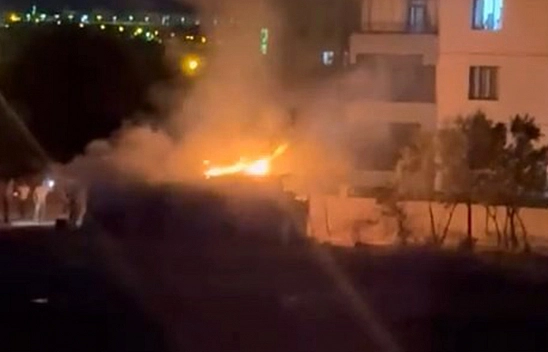 Elazığ'da kümes yangını