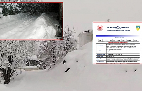 Elazığ'da kuvvetli kar yağışı uyarısı: Meteoroloji dikkatli olun çağrısı yaptı