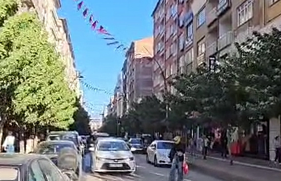 Elazığ'da kuvvetli rüzgar etkisini sürdürüyor