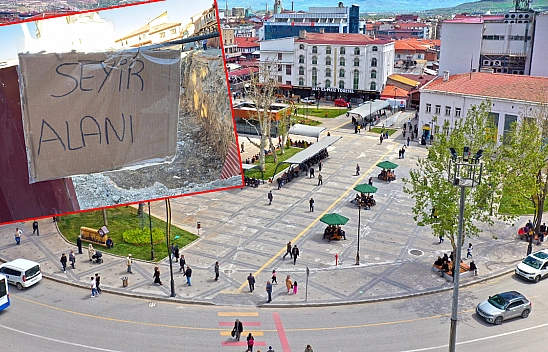 Elazığ'da meraklılarına özel 'Seyir alanı'