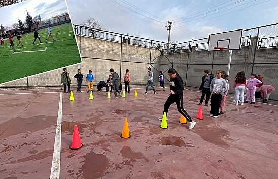 Elazığ'da minik sporcular