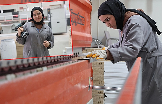 Elazığ'da mobilya bölümünün tek kız öğrencisi, hemcinslerine ilham oluyor