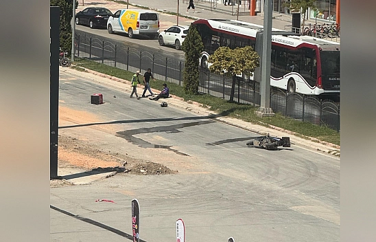 Elazığ'da motosiklet kazası