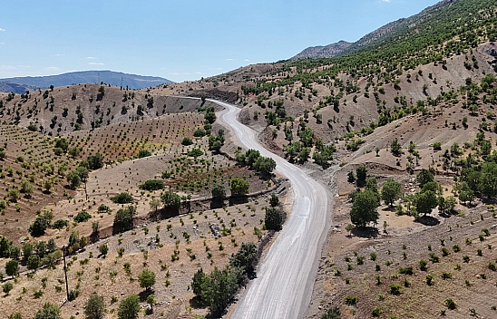 Elazığ'da o yolda çalışmalar sürüyor