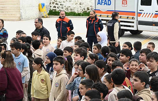 Elazığ'da öğrencilere afet bilinci aşılandı