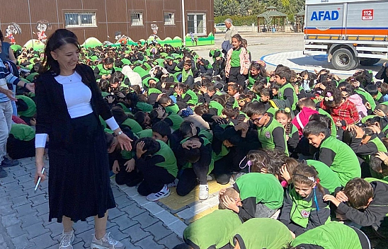 Elazığ'da öğrencilere afet farkındalık eğitimi