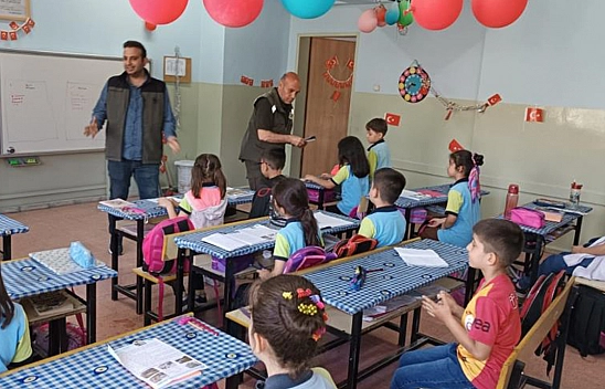 Elazığ'da Öğrencilere Orman Yangınları Öncesi Tedbirler Anlatıldı